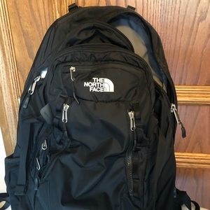 Black North Face Router Backpack